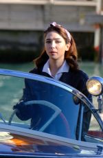 MATILDA DE ANGELIS on the Set of Across The River And Into The Trees in Venice 01/26/2021
