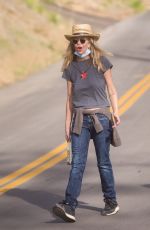 MEG RYAN Out Hiking in Los Angeles 01/13/2021
