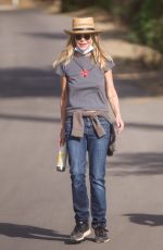 MEG RYAN Out Hiking in Los Angeles 01/13/2021
