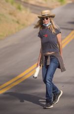 MEG RYAN Out Hiking in Los Angeles 01/13/2021