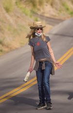 MEG RYAN Out Hiking in Los Angeles 01/13/2021