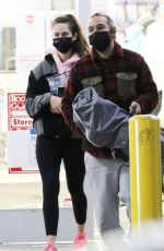 MEGAN CAMPER Leaves a Sports Store in Los Angeles 01/29/2021