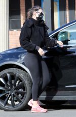MEGAN CAMPER Out for Coffee in Los Angeles 01/27/2021
