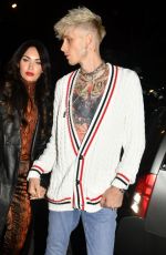 MEGAN FOX and Machine Gun Kelly Arrives at Their Hotel in New York 01/30/2021