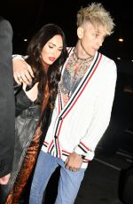 MEGAN FOX and Machine Gun Kelly Arrives at Their Hotel in New York 01/30/2021