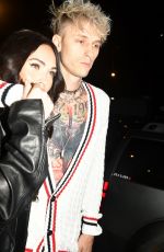 MEGAN FOX and Machine Gun Kelly Arrives at Their Hotel in New York 01/30/2021