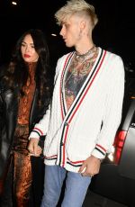 MEGAN FOX and Machine Gun Kelly Arrives at Their Hotel in New York 01/30/2021