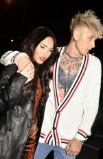 MEGAN FOX and Machine Gun Kelly Arrives at Their Hotel in New York 01/30/2021