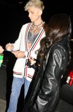 MEGAN FOX and Machine Gun Kelly Arrives at Their Hotel in New York 01/30/2021
