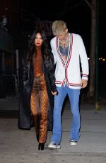 MEGAN FOX and Machine Gun Kelly Out in Brooklyn 01/3./2021
