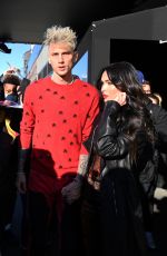 MEGAN FOX and Machine Gun Kkelly Leaves Their Hotel in New York 01/30/2021