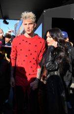 MEGAN FOX and Machine Gun Kkelly Leaves Their Hotel in New York 01/30/2021