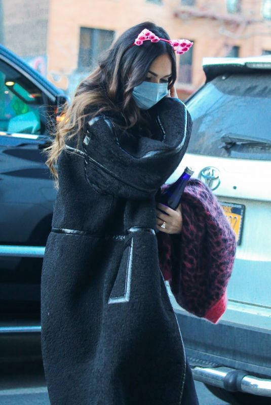 MEGAN FOX Out with Machine Gun Kelly in New York 01/28/2021