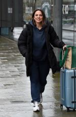 MELANIE CHISHOLM Leaves a TV Studios in Manchester 01/23/2021
