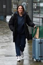 MELANIE CHISHOLM Leaves a TV Studios in Manchester 01/23/2021