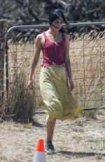 MELISSA BARRERA on the Set of Carmen in Goulburn 01/17/2021