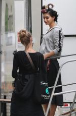 MELISSA BARRERA on the Set of Carmen in Sydney 01/20/2021
