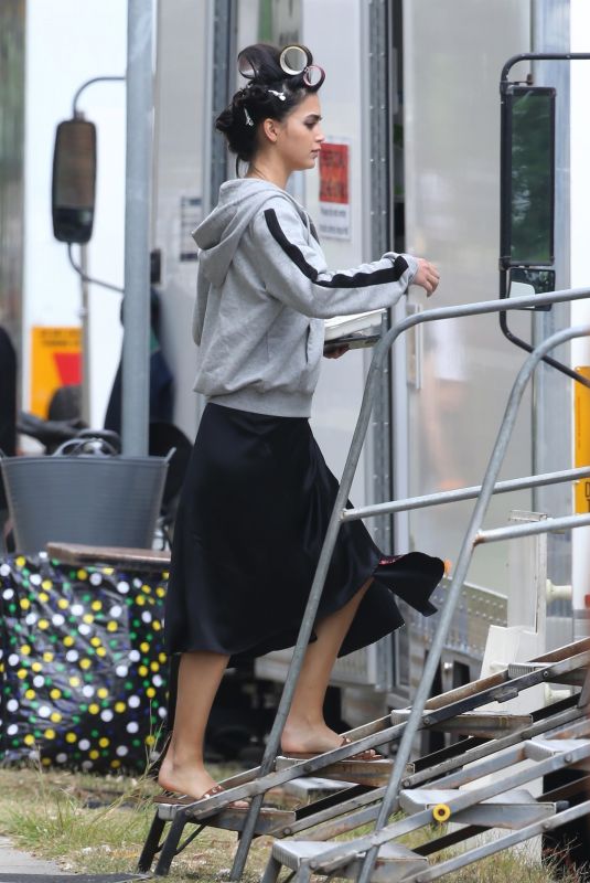 MELISSA BARRERA on the Set of Carmen in Sydney 01/20/2021