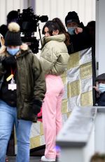 MICHELLE KEEGAN on the Set of Brassic 01/18/2021