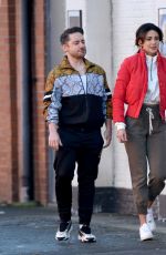 MICHELLE KEEGAN on the Set of Brassic TV Show in Manchester 01/12/2021