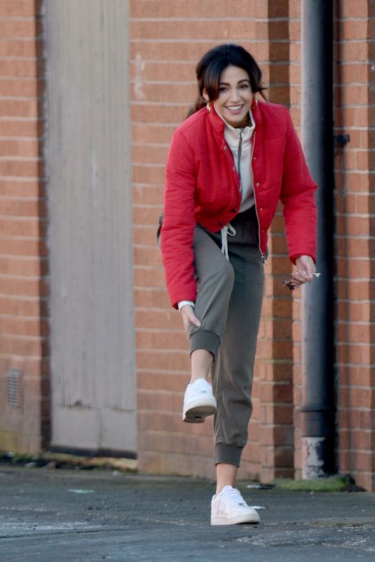 MICHELLE KEEGAN on the Set of Brassic TV Show in Manchester 01/12/2021