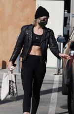 MILEY CYRUS Leaves a Gym in West Hollywood 01/24/2021