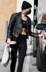MILEY CYRUS Leaves a Gym in West Hollywood 01/24/2021