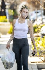 MILEY CYRUS Out Shopping in Calabasas 01/21/2021