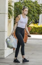 MILEY CYRUS Out Shopping in Calabasas 01/21/2021