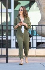 MINKA KELLY in Jumpsuit Out in Los Angeles 01/15/2021