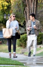 MISCHA BARTON Out for Coffee in Los Feliz 01/04/2021