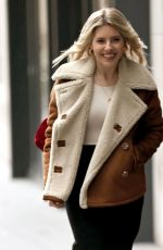 MOLLIE KING Arrives at BBC Radio One in London 01/04/2021