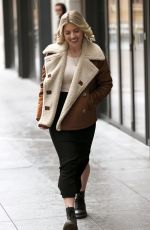 MOLLIE KING Arrives at BBC Radio One in London 01/04/2021
