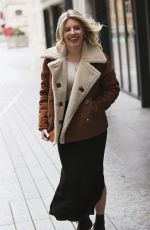 MOLLIE KING Arrives at BBC Radio One in London 01/04/2021