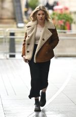 MOLLIE KING Arrives at BBC Radio One in London 01/04/2021