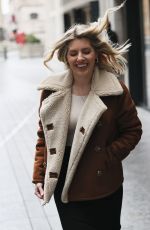MOLLIE KING Arrives at BBC Radio One in London 01/04/2021