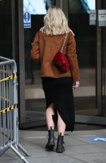 MOLLIE KING Arrives at BBC Radio One in London 01/04/2021