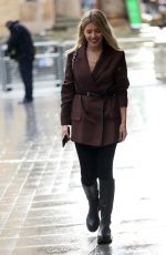 MOLLIE KING Arrives at BBC Studios in London 01/29/2021