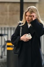MOLLIE KING Show Her Engagement Ring as She Arrives at BBC Radio in London 01/09/2021