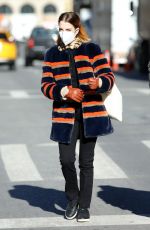 MOLLY BERNARD on the Set of Younger in New York 01/28/2021