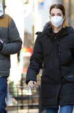 MOLLY BERNARD on the Set of Younger in New York 01/28/2021