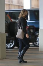 MOLLY SIMS Arrives at a Studio in Santa Monica 01/28/2021