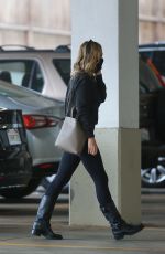 MOLLY SIMS Arrives at a Studio in Santa Monica 01/28/2021