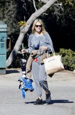 MOLLY SIMS at a Softball Class in Pacific Palisades 01/24/2021