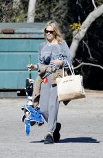 MOLLY SIMS at a Softball Class in Pacific Palisades 01/24/2021