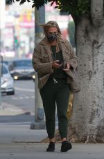 MOLLY SIMS Waring a Face Mask Out in Santa Monica 01/05/2021