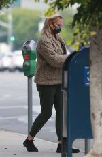 MOLLY SIMS Waring a Face Mask Out in Santa Monica 01/05/2021