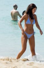 MONTANA BROWN in Bikini on the Beach in Barbados 01/07/2021