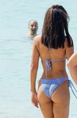 MONTANA BROWN in Bikini on the Beach in Barbados 01/07/2021