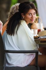 MONTANA BROWN Out for Dinner in Barbados 01/29/2021